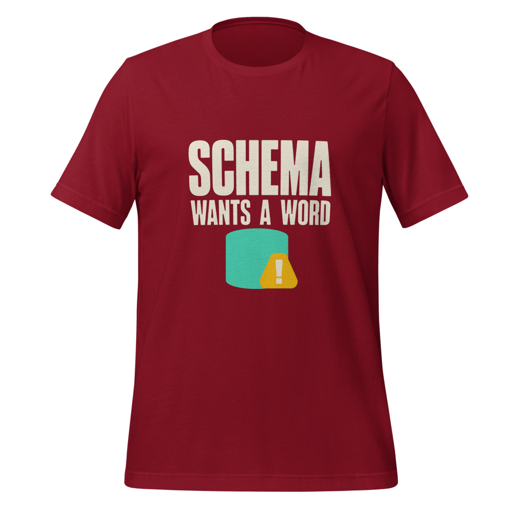 Schema Wants A Word