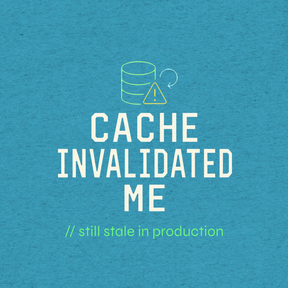 Cache Invalidated